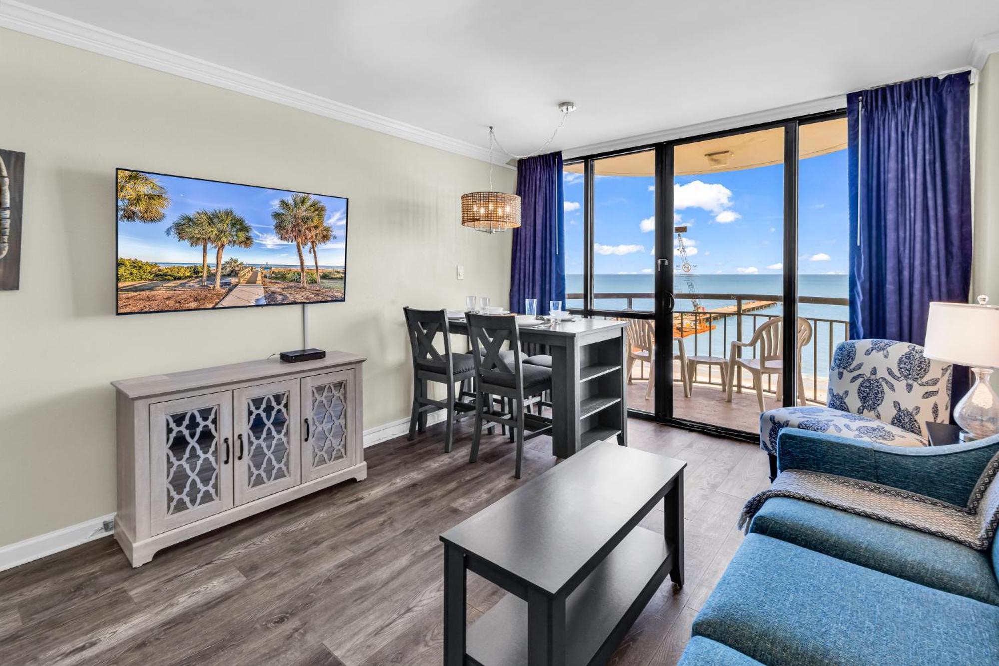 Oceanfront Condo W Balcony King Bed Meridian Plaza 미를 비치 외부 사진