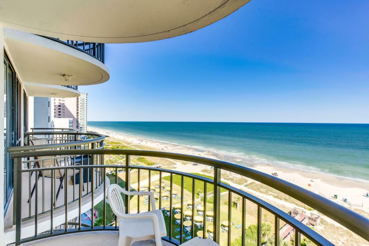 Oceanfront Condo W Balcony King Bed Meridian Plaza 미를 비치 외부 사진